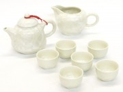 ACS101 台湾茶器セット 白釉揃